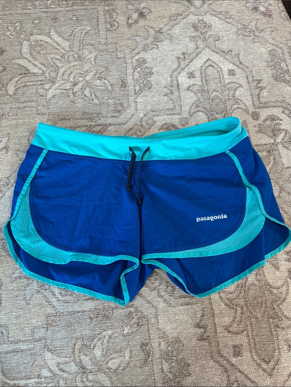 Patagonia Blue and Teal Women's Shorts